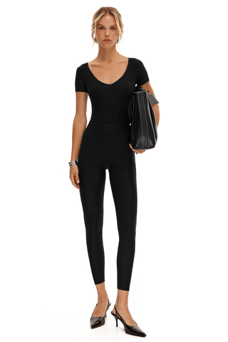 FLUX NOIR SHORT SLEEVE CATSUIT