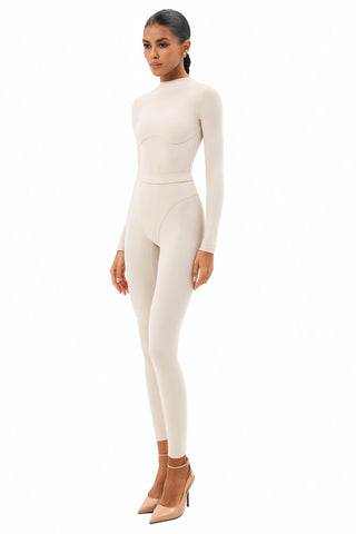 FLUX BEIGE CATSUIT