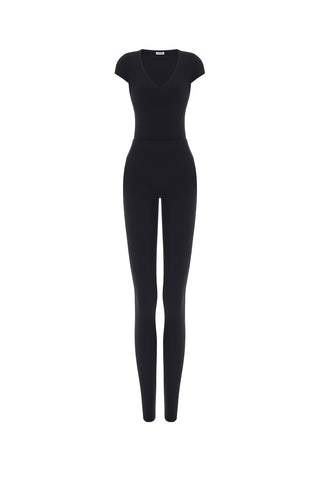 FLUX NOIR SHORT SLEEVE CATSUIT
