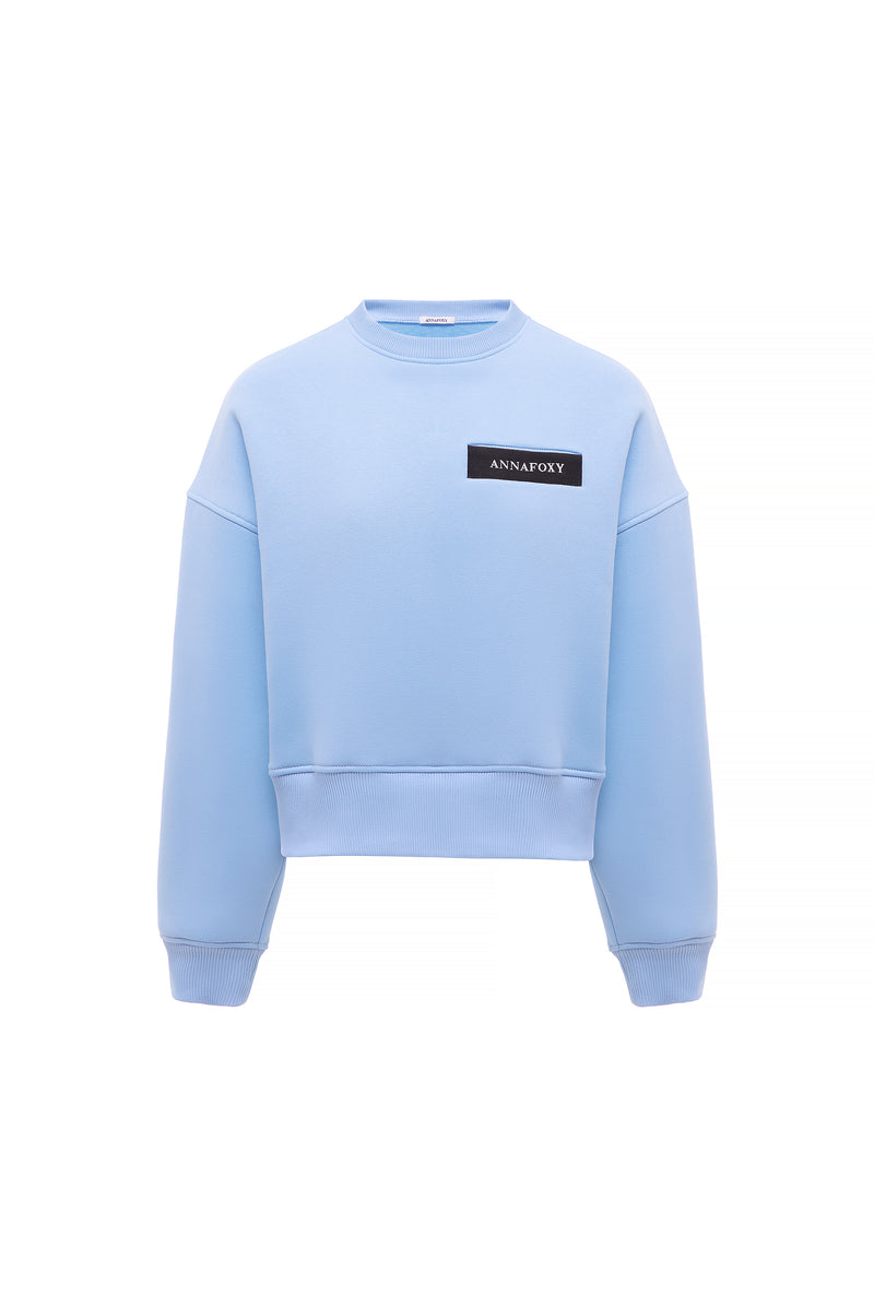 OVERSIZE BLUE SWEATSHIRT