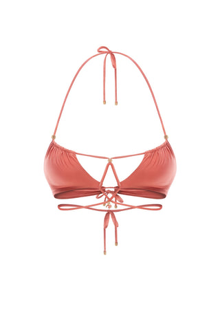 MUSE TERRACOTTA BIKINI TOP - Women's Bikini top | ANNAFOXY
