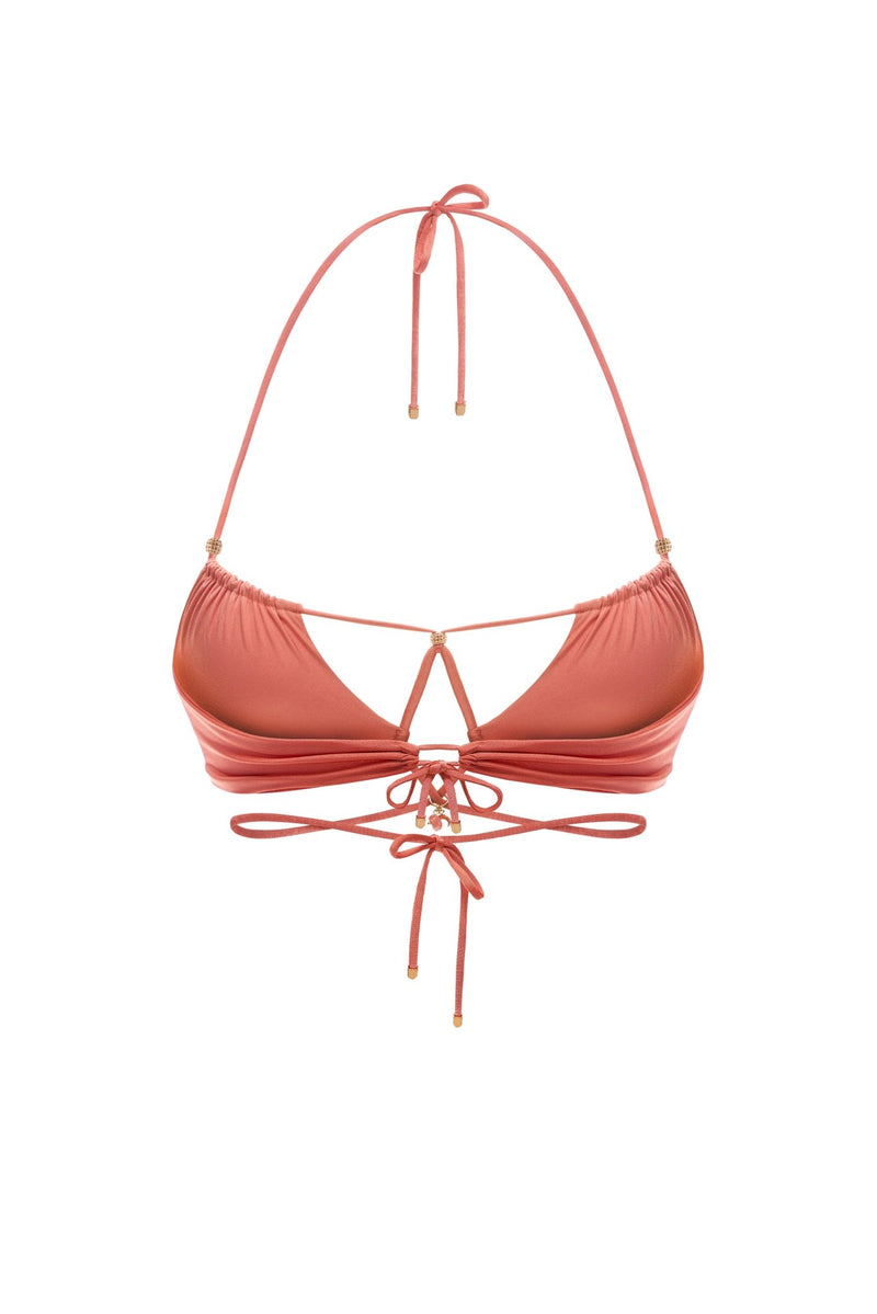 MUSE TERRACOTTA BIKINI TOP