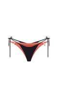 DOUBLE LAYER TERRACOTTA | BLACK BIKINI BOTTOM