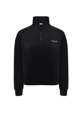 CALME NOIR HALF-ZIP