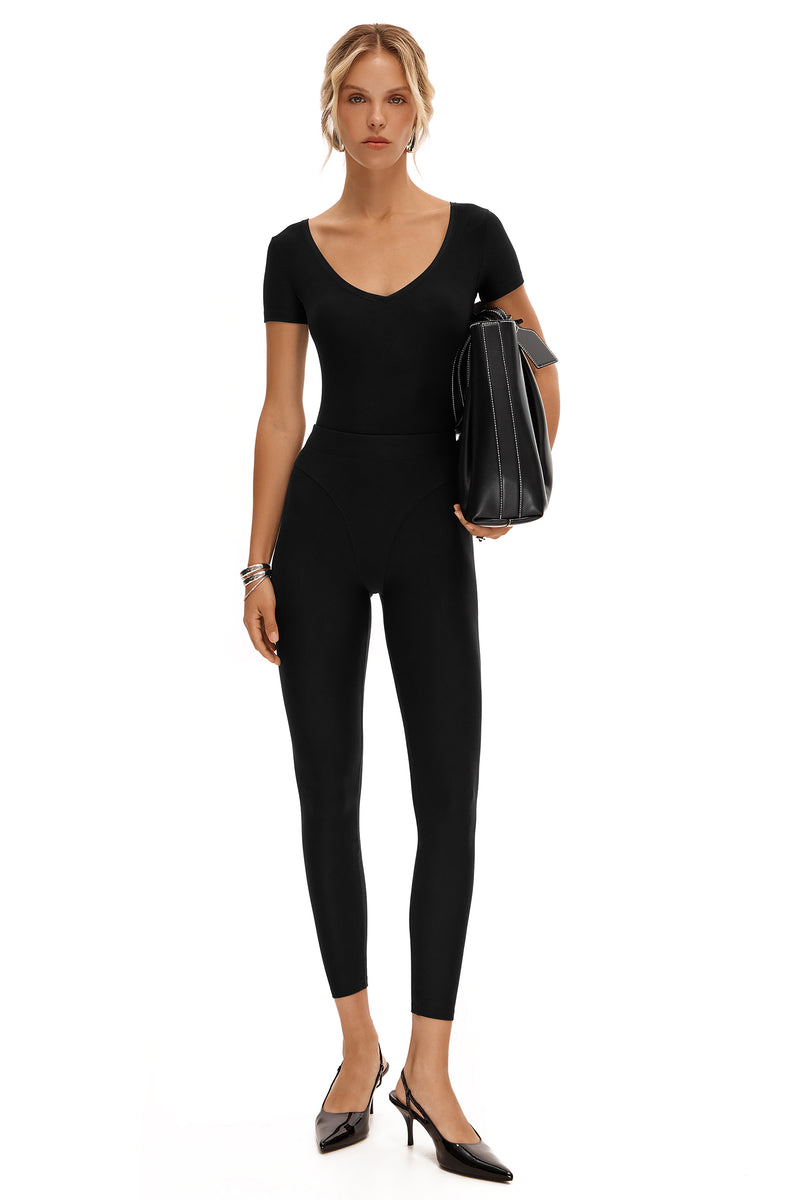 FLUX NOIR SHORT SLEEVE CATSUIT