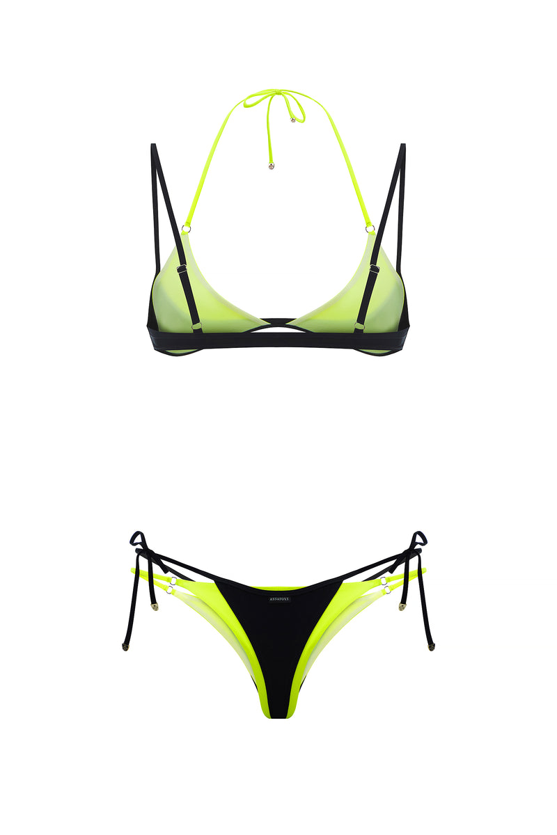 DOUBLE LAYER SET NEON | BLACK
