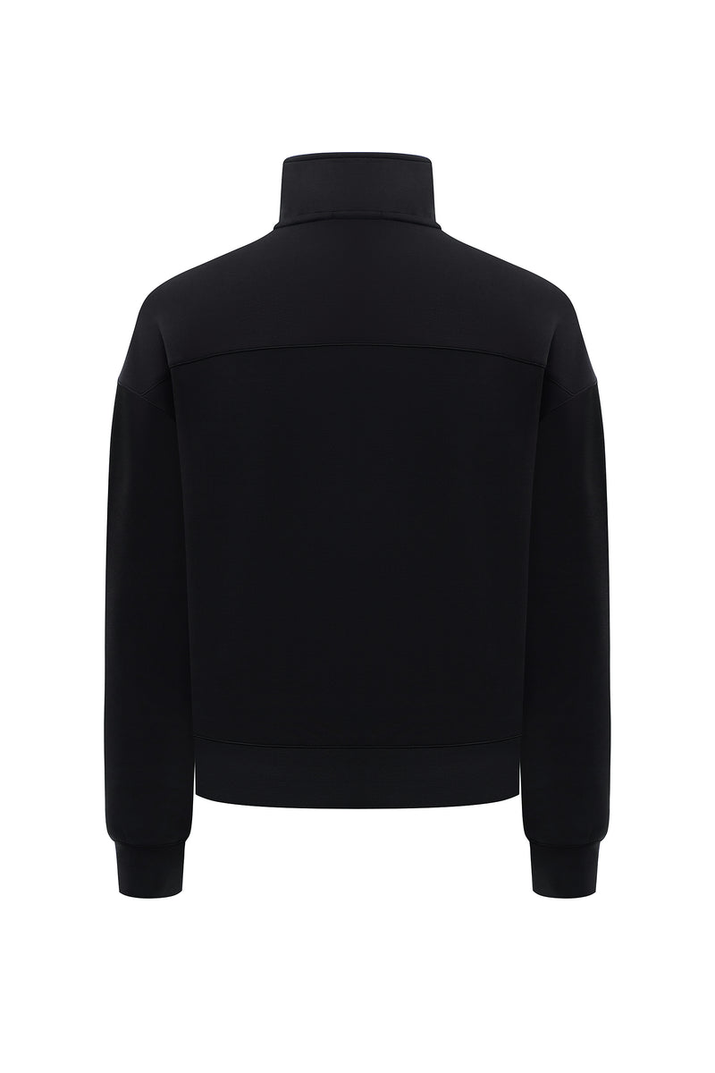 CALME NOIR HALF-ZIP