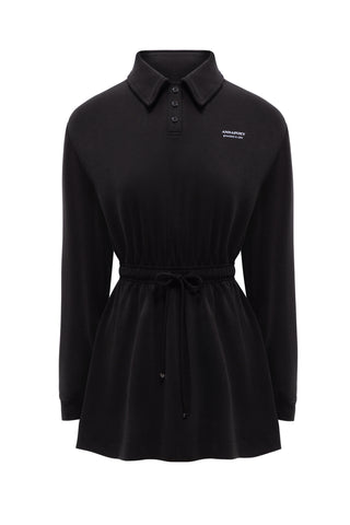 CALME NOIR MINI DRESS