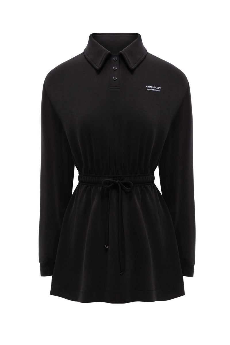 CALME NOIR MINI DRESS