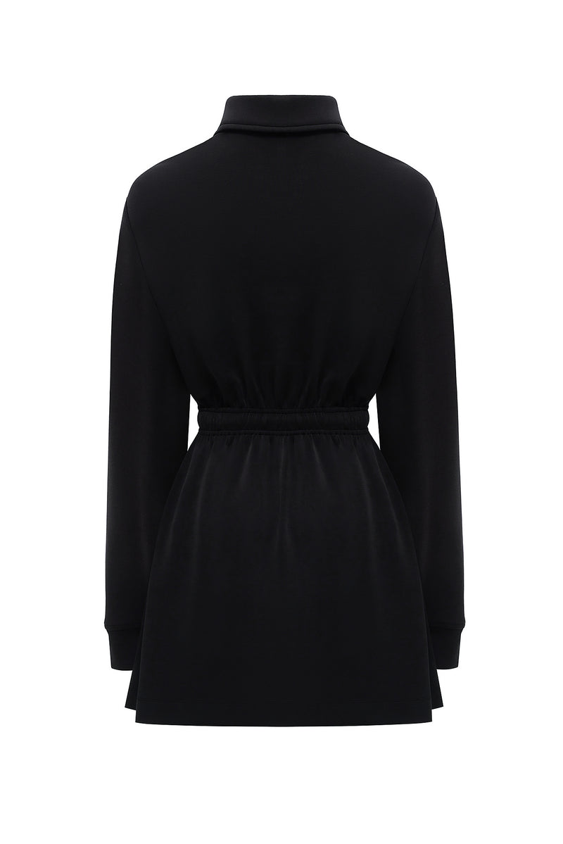 CALME NOIR MINI DRESS