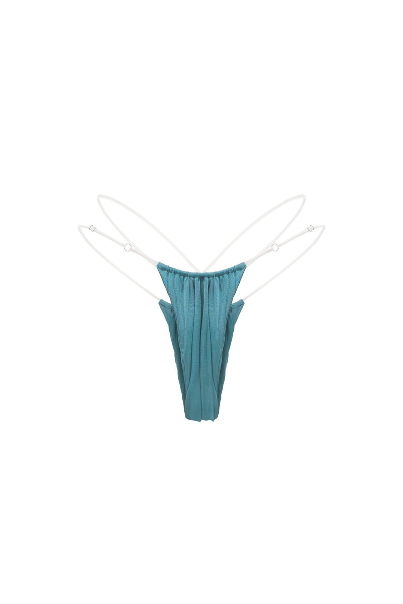 MUSE TEAL BIKINI BOTTOM