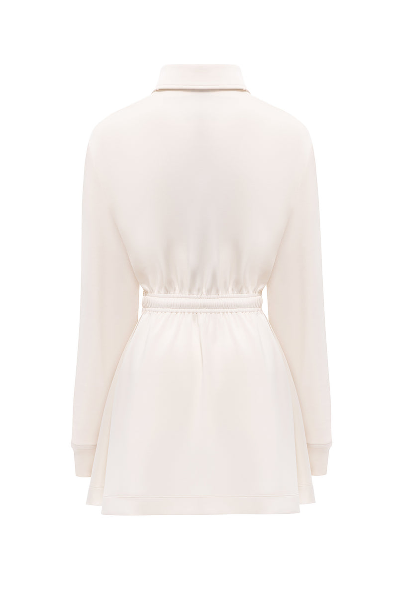 CALME CREAMY MINI DRESS