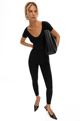 FLUX NOIR SHORT SLEEVE CATSUIT