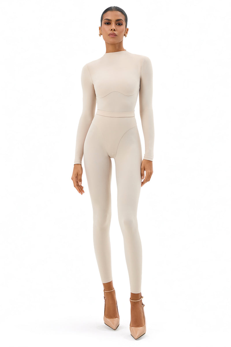 FLUX BEIGE CATSUIT