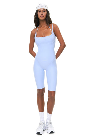 FLUX BLUE DOUBLE CAMI CATSUIT
