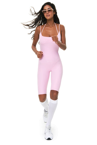 FLUX PINK DOUBLE CAMI CATSUIT - Women's Catsuit | ANNAFOXY