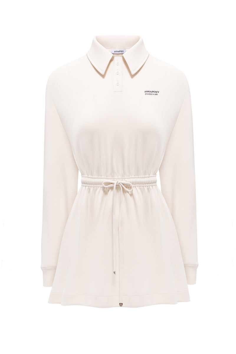 CALME CREAMY MINI DRESS