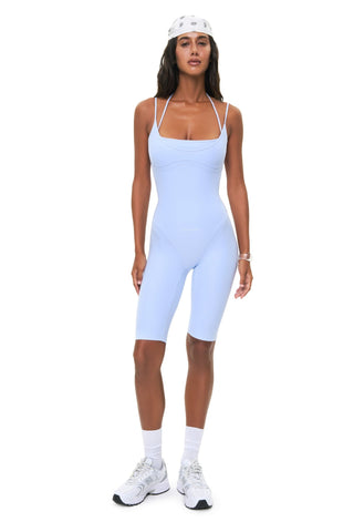 FLUX BLUE DOUBLE CAMI CATSUIT