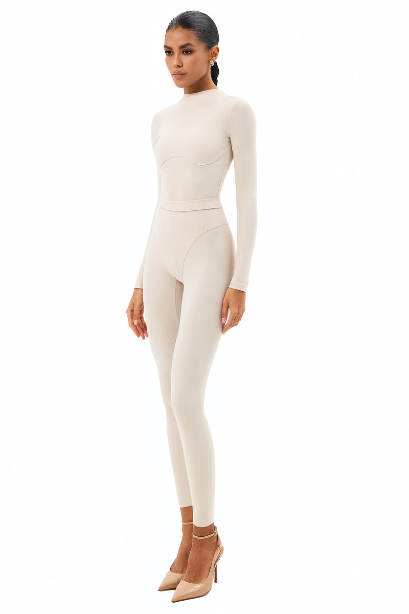FLUX BEIGE CATSUIT