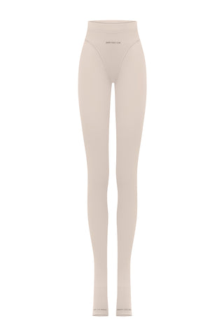 FLUX BEIGE STIRRUP TIGHTS