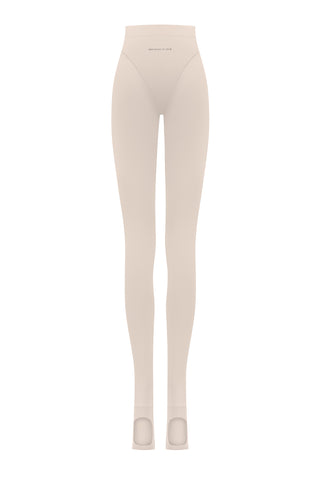 FLUX BEIGE STIRRUP TIGHTS