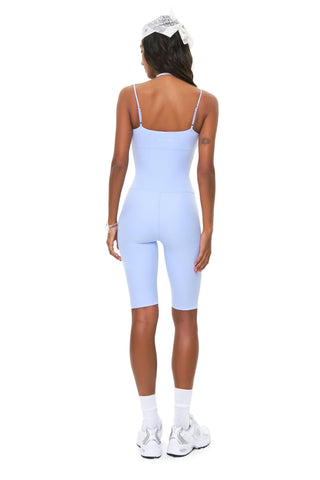 FLUX BLUE DOUBLE CAMI CATSUIT