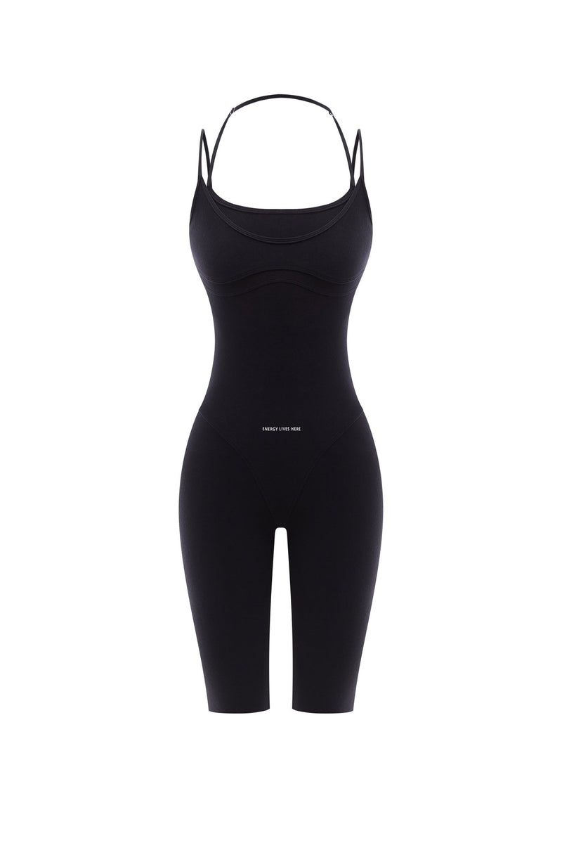 FLUX NOIR DOUBLE CAMI CATSUIT