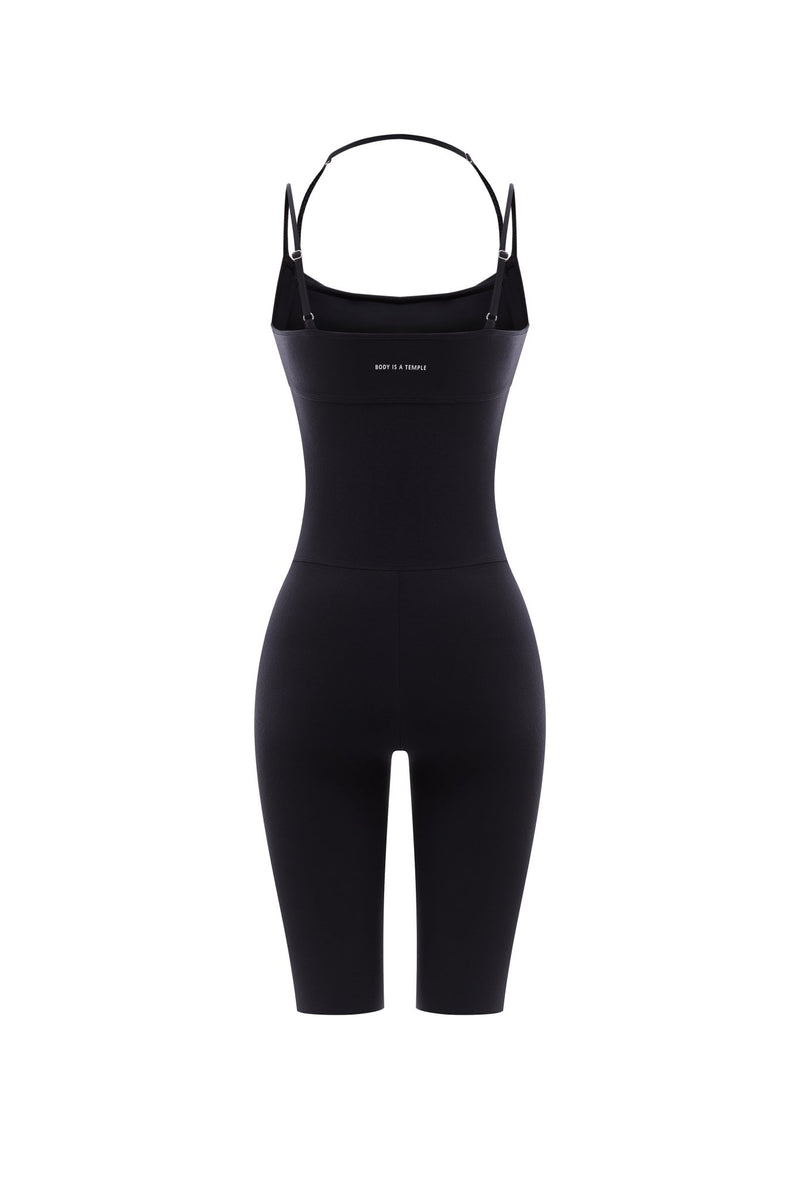 FLUX NOIR DOUBLE CAMI CATSUIT