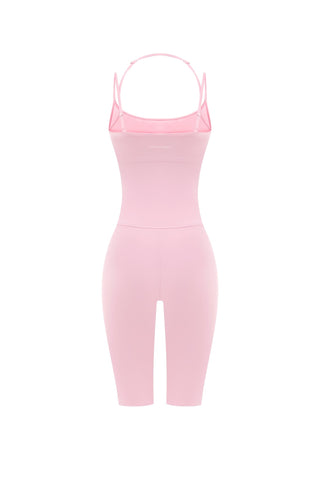 FLUX PINK DOUBLE CAMI CATSUIT - Women's Catsuit | ANNAFOXY