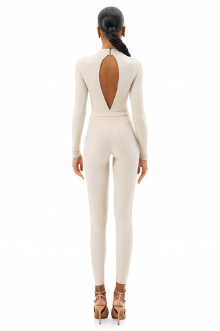 FLUX BEIGE CATSUIT