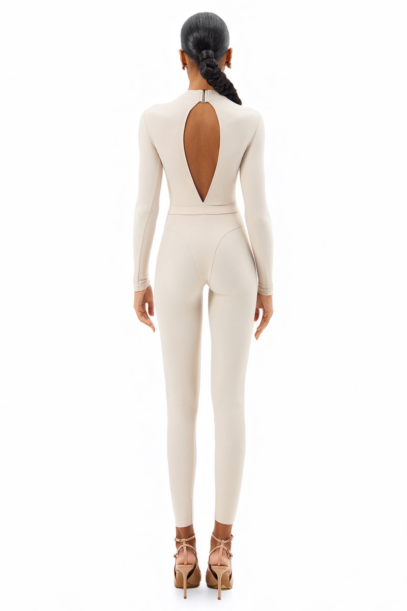 FLUX BEIGE CATSUIT