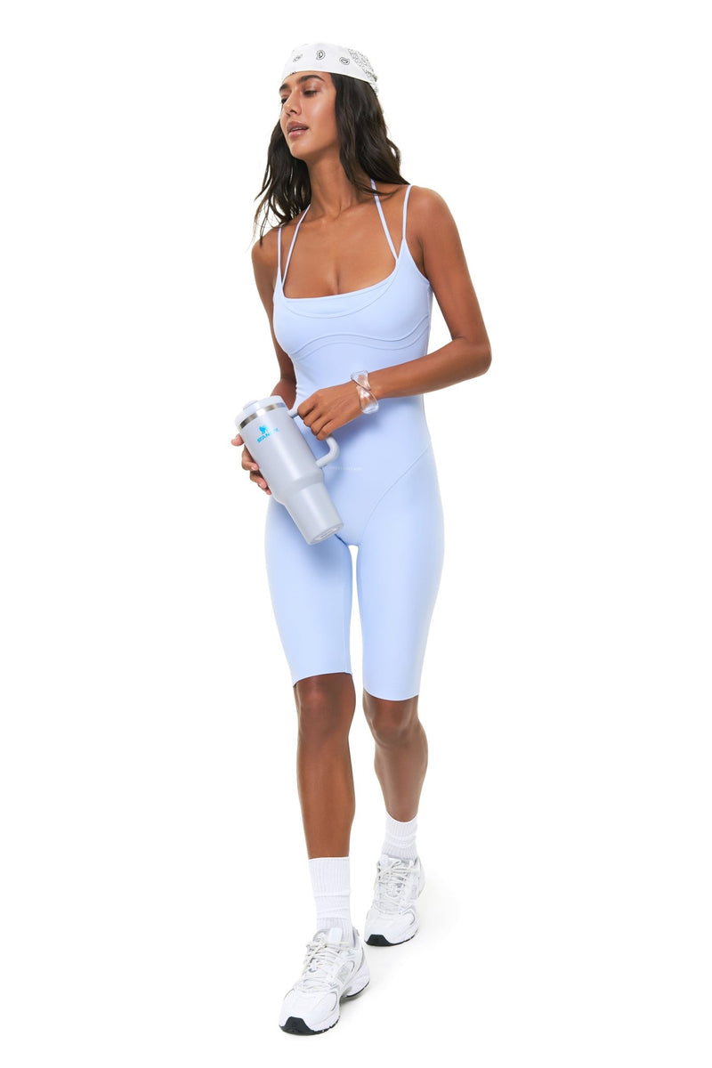 FLUX BLUE DOUBLE CAMI CATSUIT