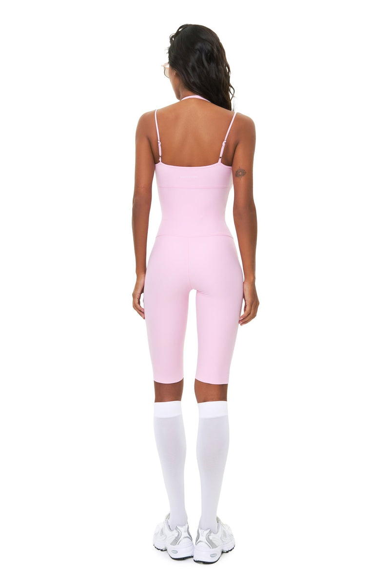 FLUX PINK DOUBLE CAMI CATSUIT