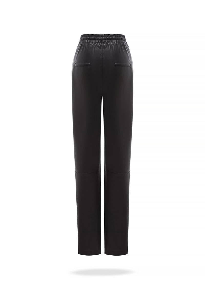 OVERSIZE VEGAN LEATHER JOGGERS