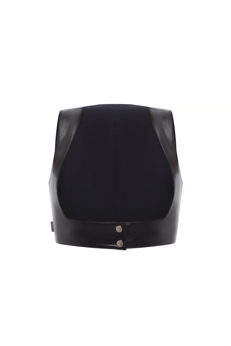 WOMEN'S VEGAN HARNESS VEST