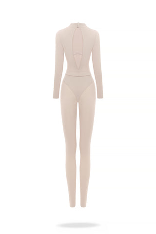 FLUX BEIGE CATSUIT
