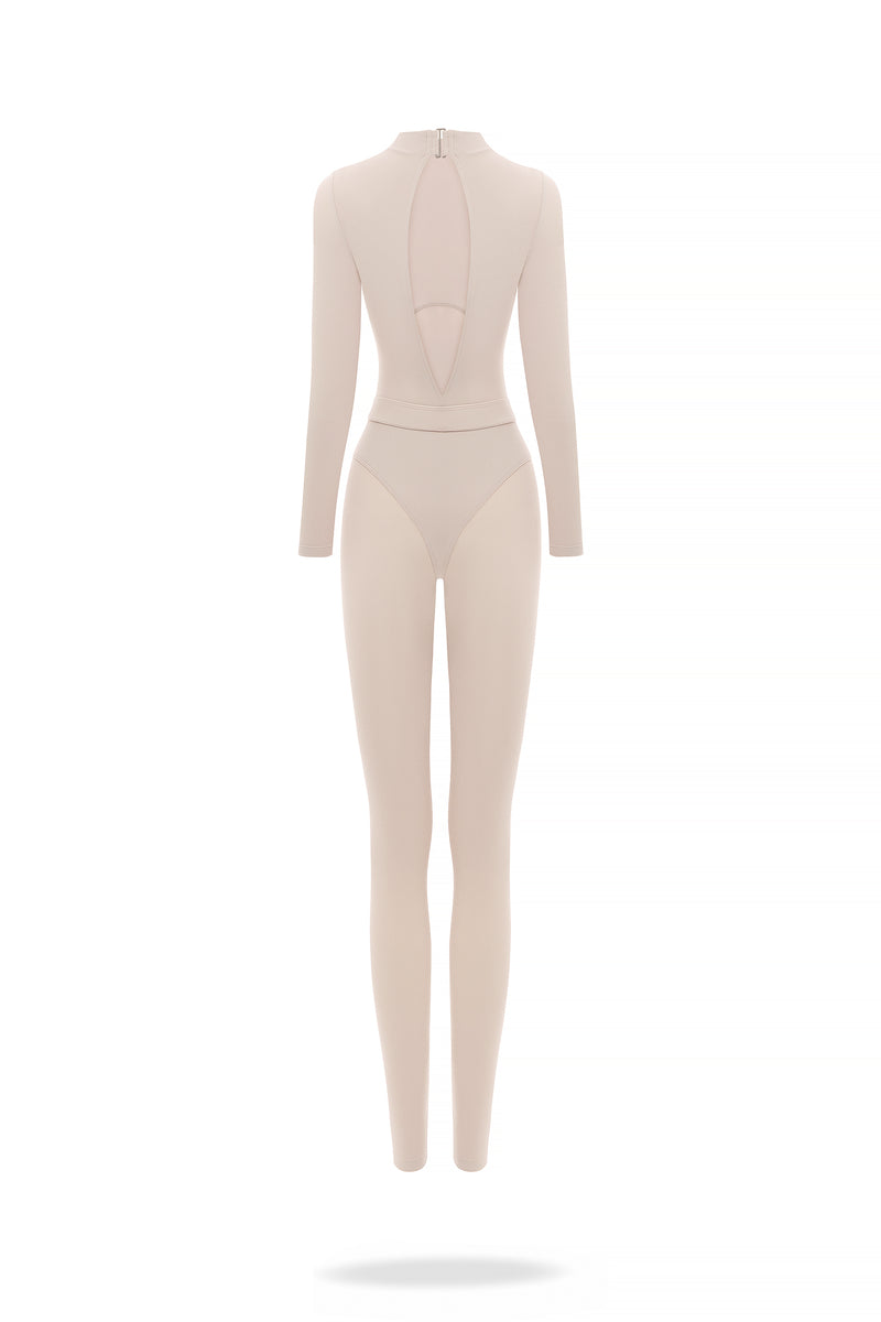 FLUX BEIGE CATSUIT