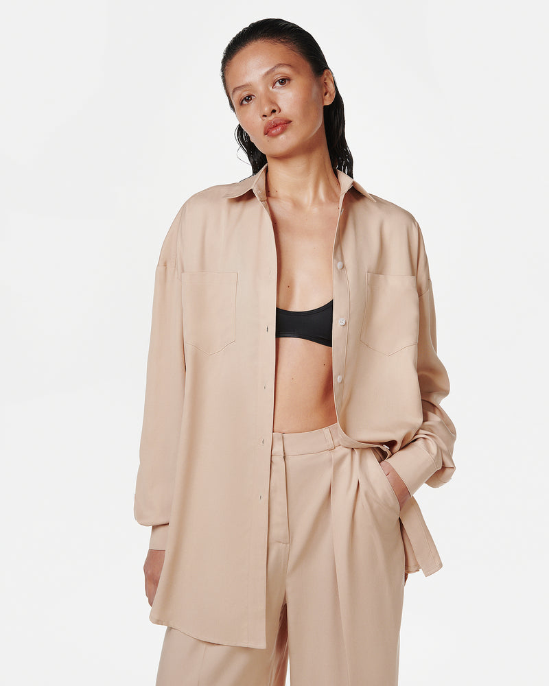 OVERSIZE BEIGE SHIRT