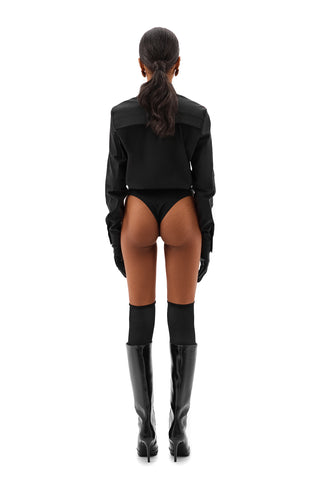 BLACK BODYSUIT SHIRT
