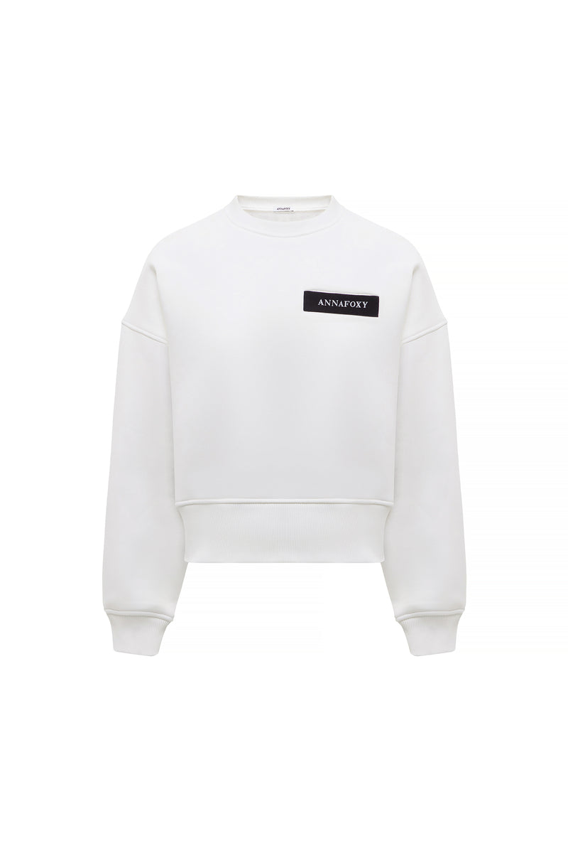 OVERSIZE OFF-WHITE SWEATSHIRT