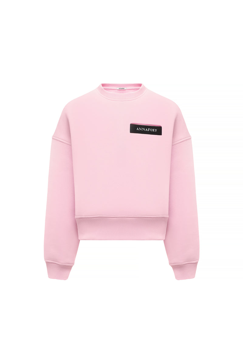 OVERSIZE PINK SWEATSHIRT