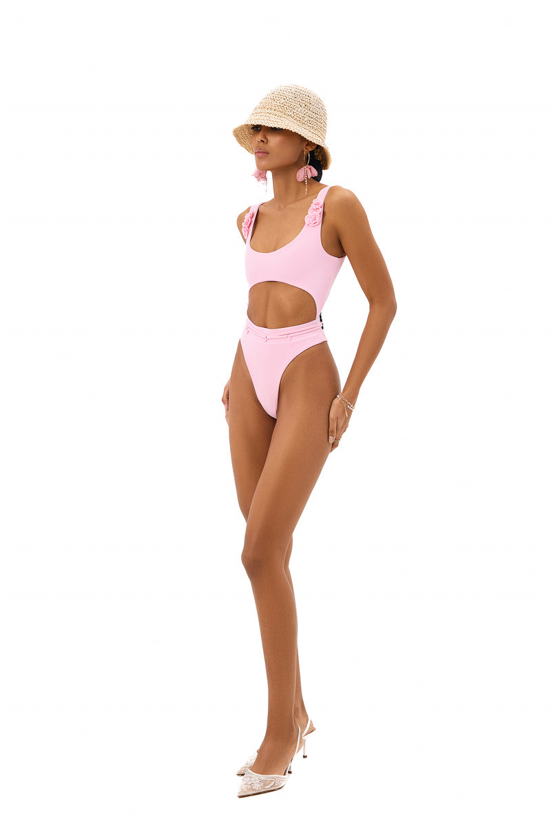FLEUR ROSE ONE-PIECE SWIMSUIT