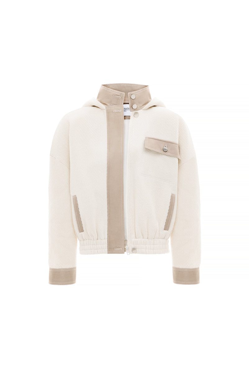 NUAGE DU MATIN WOOL BOMBER
