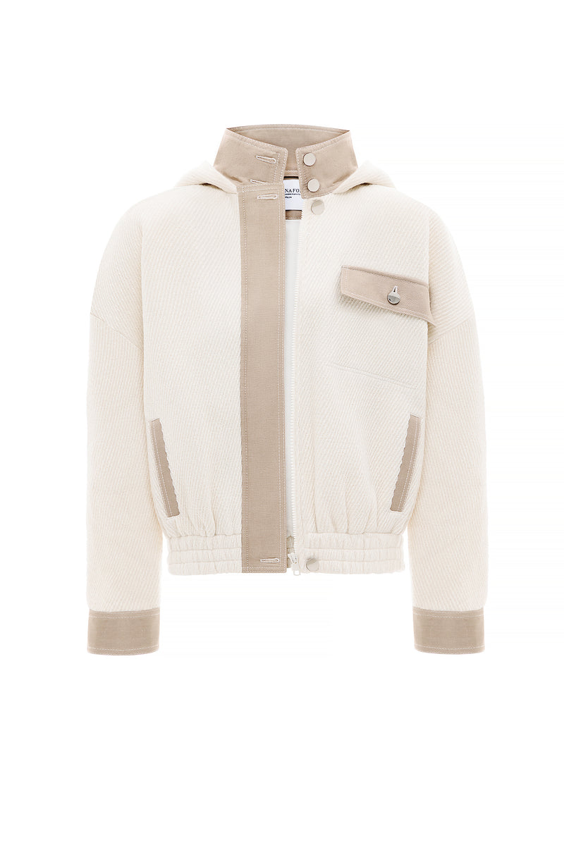 NUAGE DU MATIN WOOL BOMBER