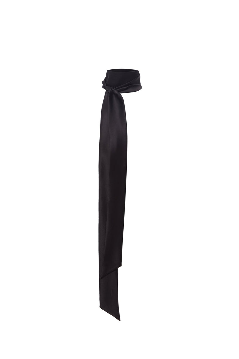 EVE NOIR SILK SCARF TIE