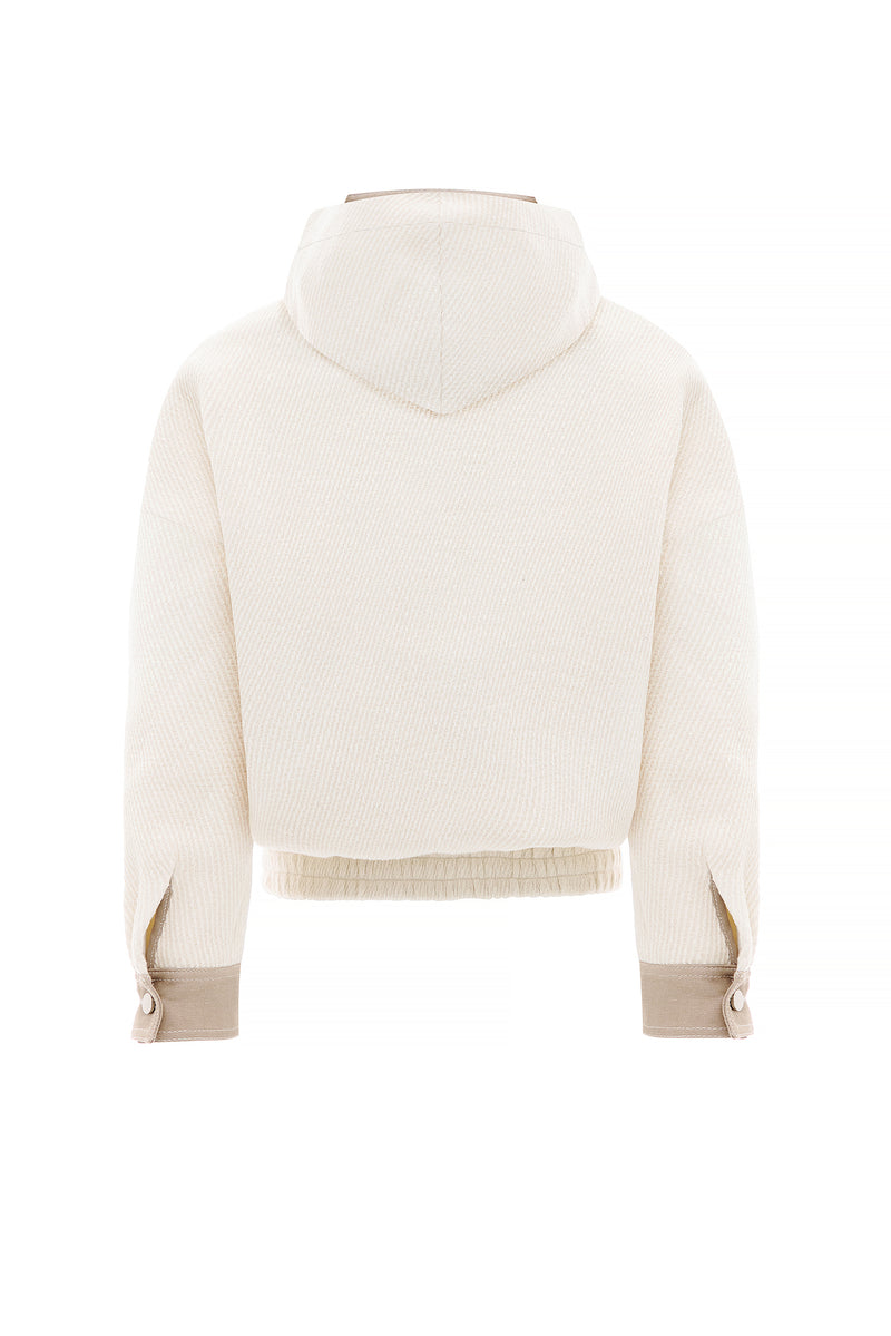NUAGE DU MATIN WOOL BOMBER