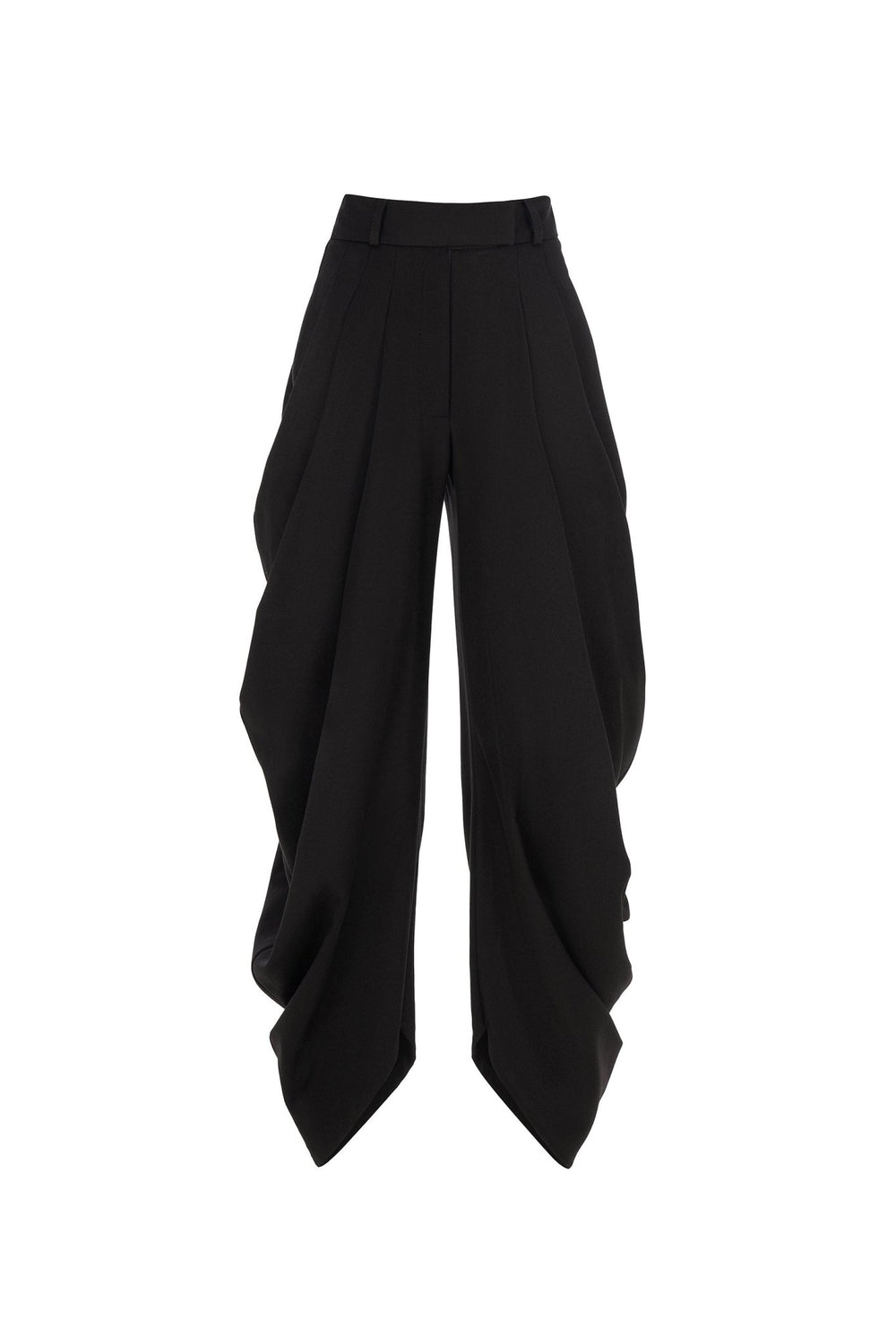 Baggy Black Trousers – Women's Wide-Leg Pants | ANNAFOXY