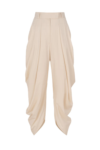 BAGGY CREAMY TROUSERS