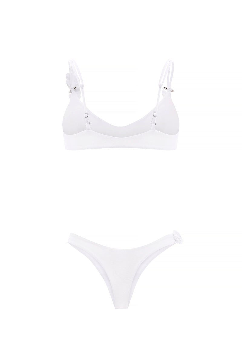 FLEUR BLANC MAXI BIKINI SET