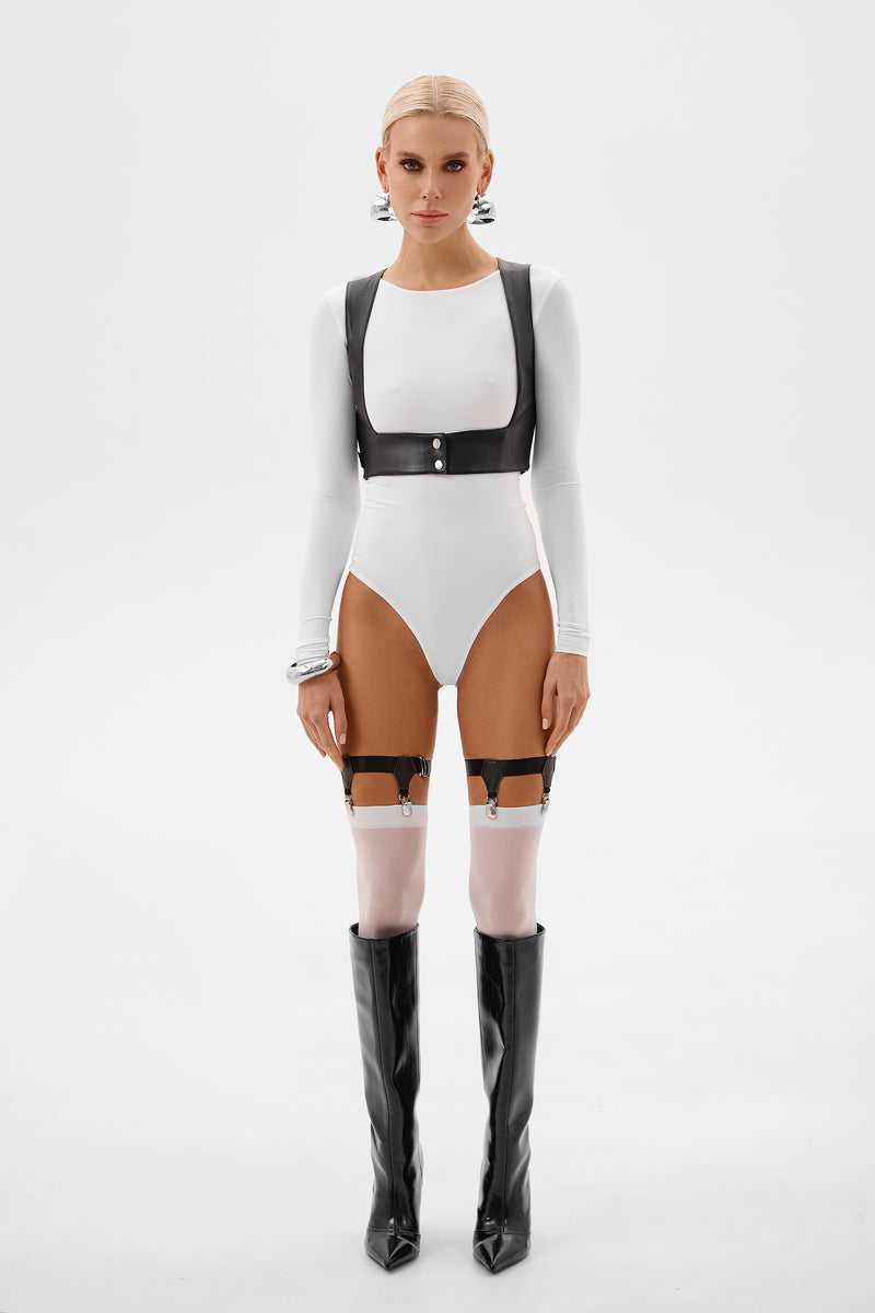 WOMEN'S VEGAN HARNESS VEST